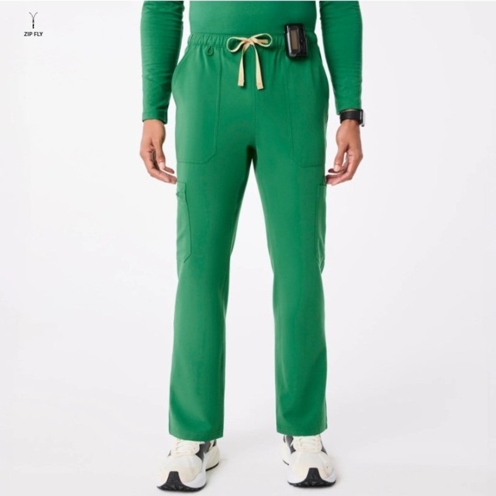 Figs Men's Cairo Cargo Scrub Pant Green Size S EUC Uniform Medical Healthcare